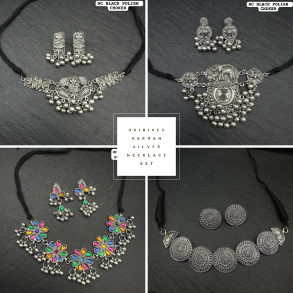 Are You Looking For Oxidized German Silver Necklace Sets?
